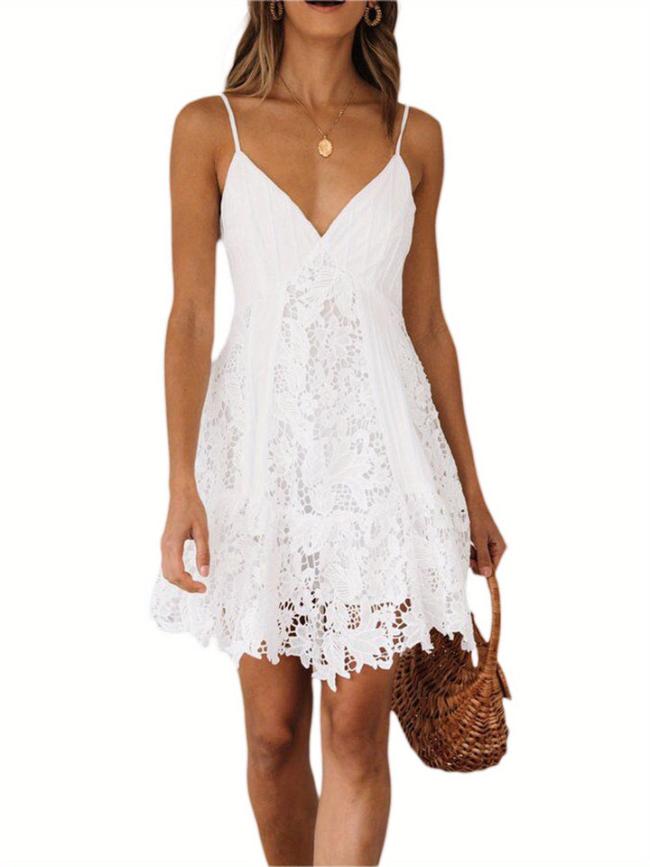 Women's Summer Mini Party Dresses with Spaghetti Straps