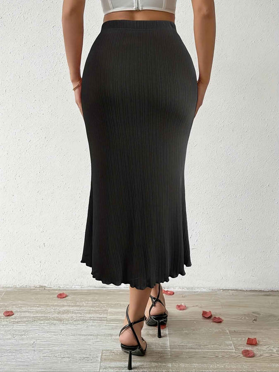 Stunning High-Waisted Bodycon Midi Skirt