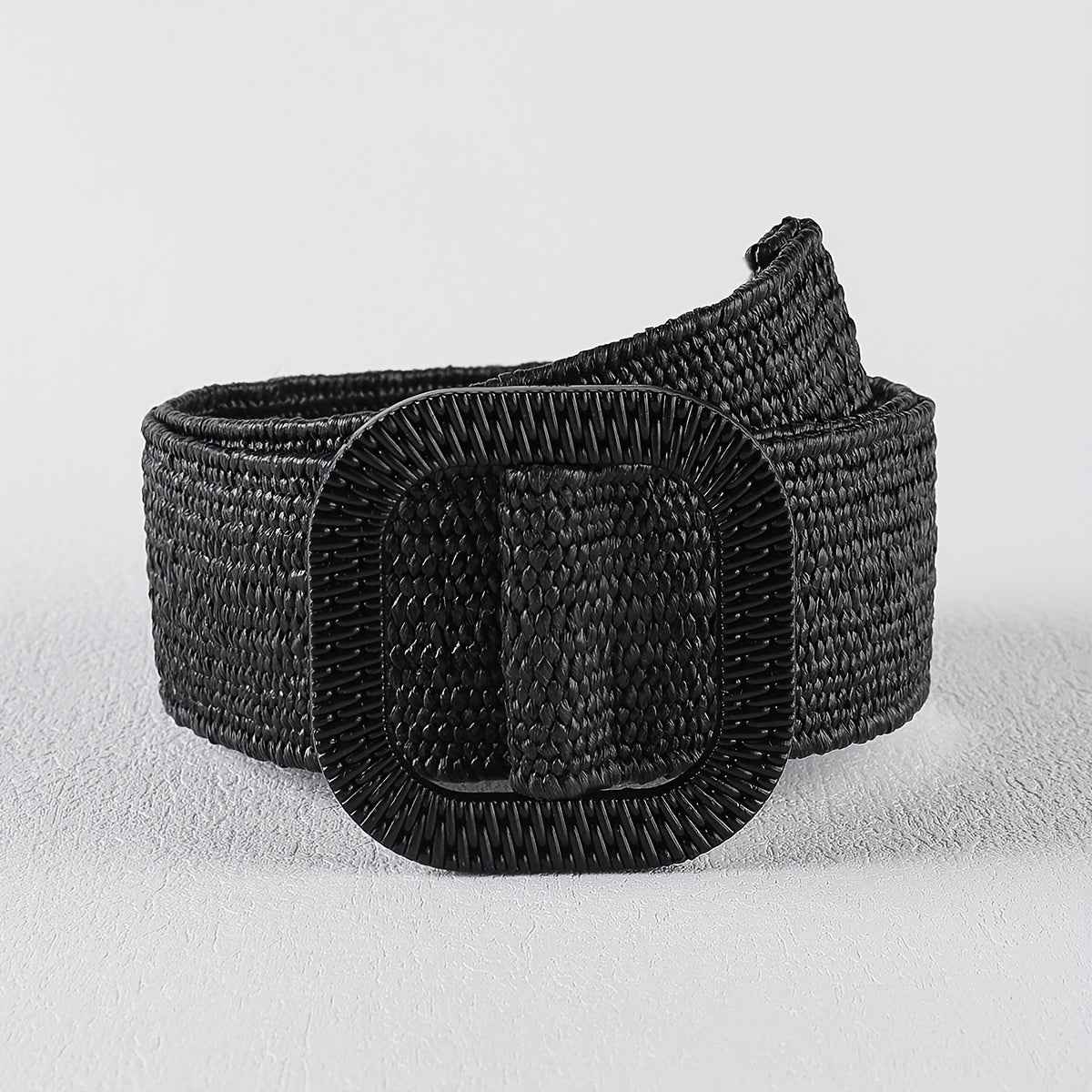 Bohemian Chic Straw Woven Belt