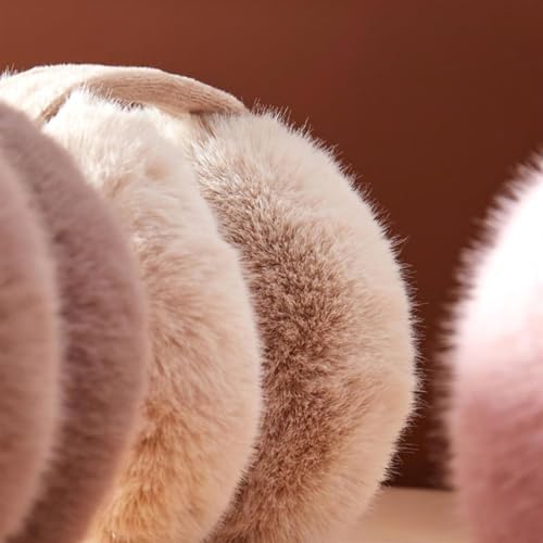 LCXSHYE Faux Fur Winter Earmuffs – Foldable Warm Ear Warmers