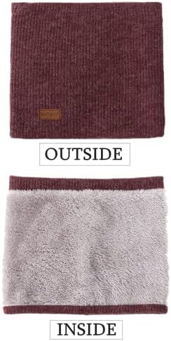 NovForth Winter Neck Warmer – Fleece Ski Gaiter for Men & Women