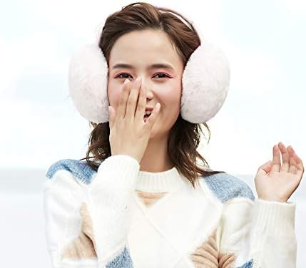 LCXSHYE Faux Fur Winter Earmuffs – Foldable Warm Ear Warmers