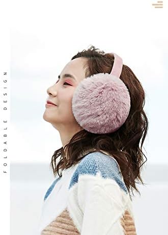LCXSHYE Faux Fur Winter Earmuffs – Foldable Warm Ear Warmers