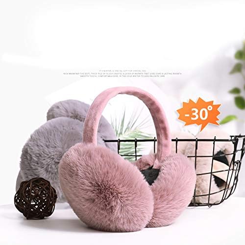 LCXSHYE Faux Fur Winter Earmuffs – Foldable Warm Ear Warmers