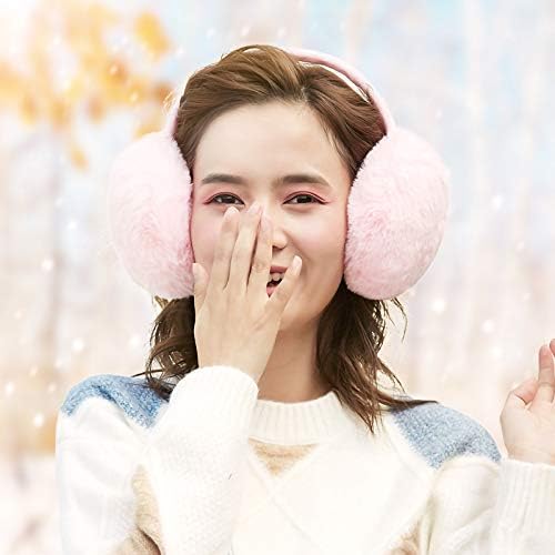 LCXSHYE Faux Fur Winter Earmuffs – Foldable Warm Ear Warmers