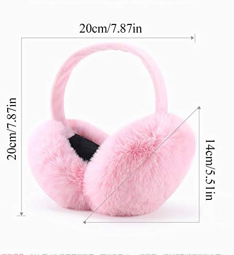 LCXSHYE Faux Fur Winter Earmuffs – Foldable Warm Ear Warmers