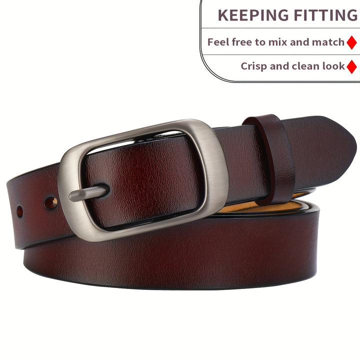 Fashionable Genuine Leather Belt Versatile Cowhide Waist Belt