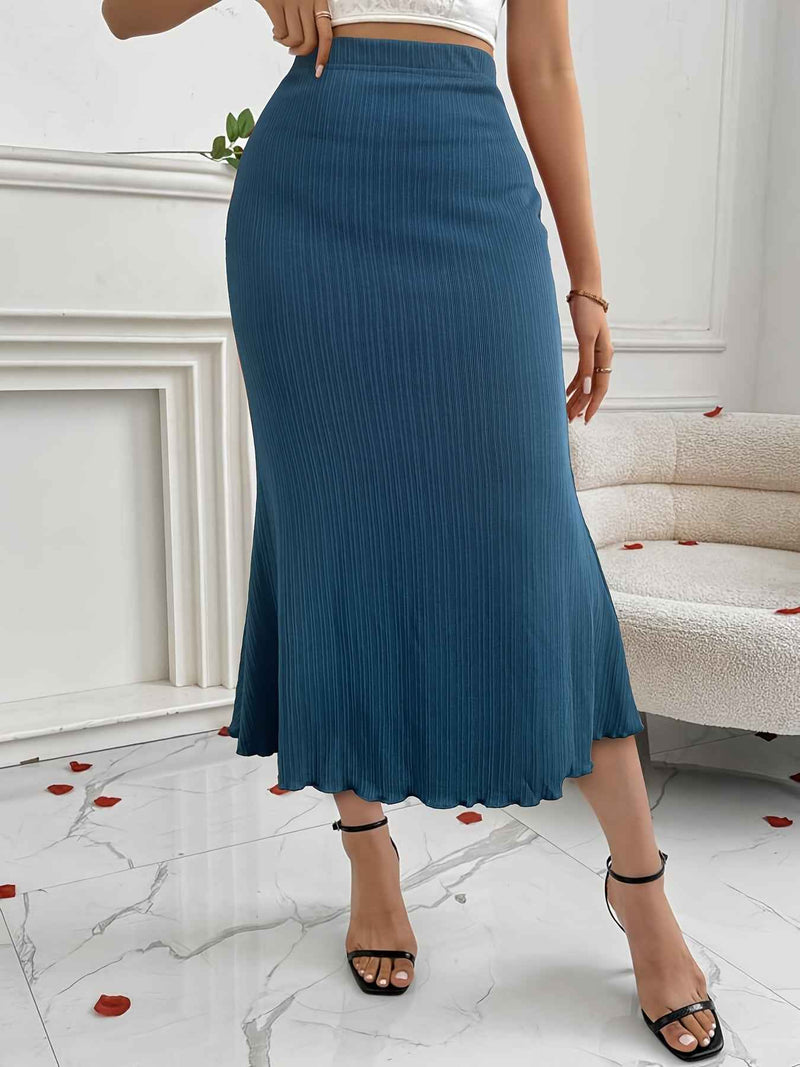 Stunning High-Waisted Bodycon Midi Skirt