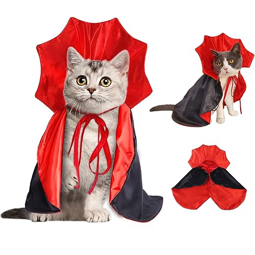 Vampire, Witch & Wizard Cloak for Cats & Small Dogs