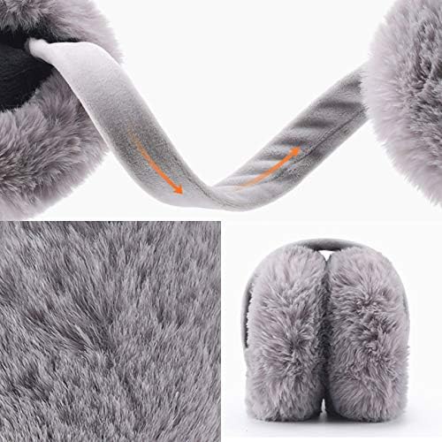 LCXSHYE Faux Fur Winter Earmuffs – Foldable Warm Ear Warmers