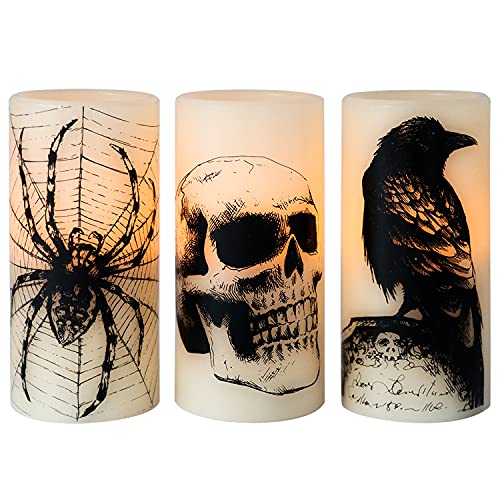 Eldnacele Halloween Flameless LED Candles