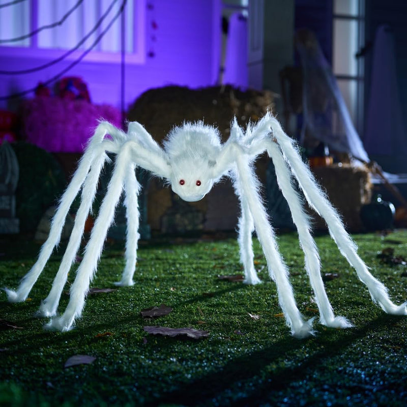 JOYIN 5ft Giant Halloween Spider – Large Black Spider for Outdoor Yard