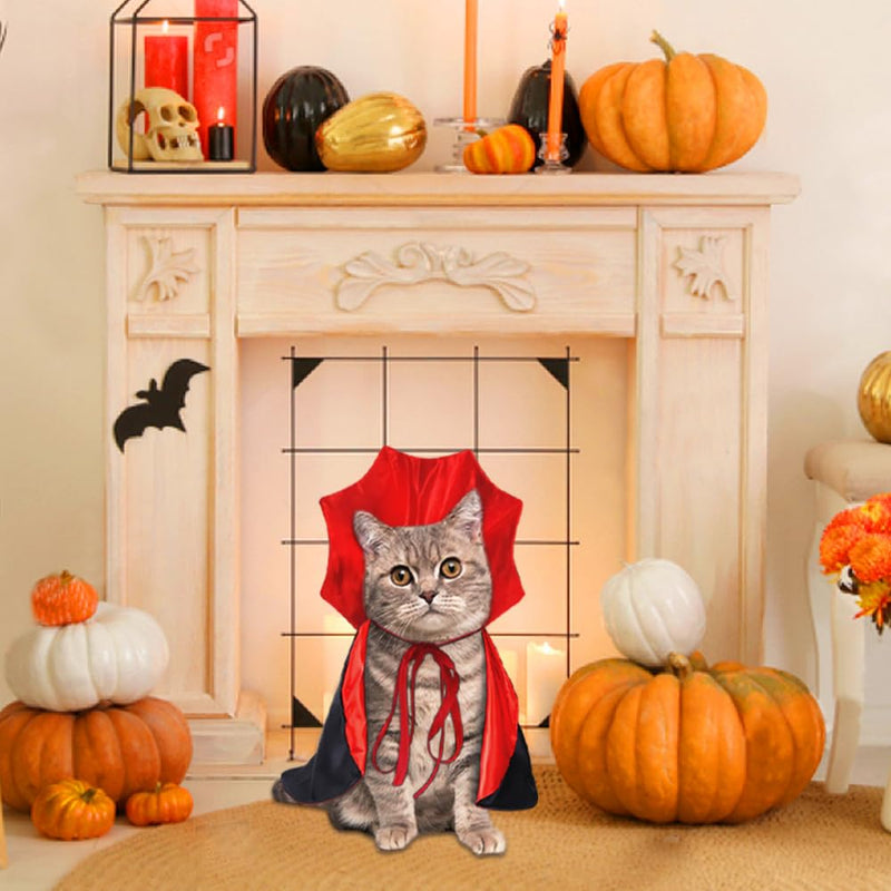 Vampire, Witch & Wizard Cloak for Cats & Small Dogs