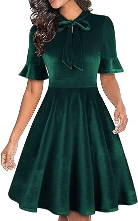 Women Summer Floral Ruffle Sleeve Wear to Work