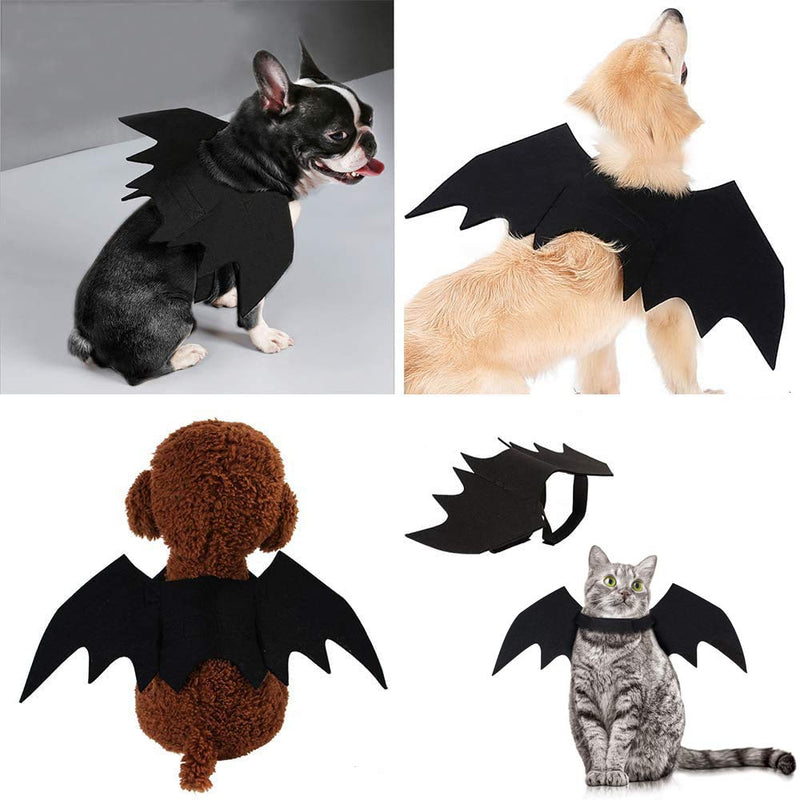 Cat Halloween Bat Wings Costume – Dress-Up Accessory for Cats & Small Dogs