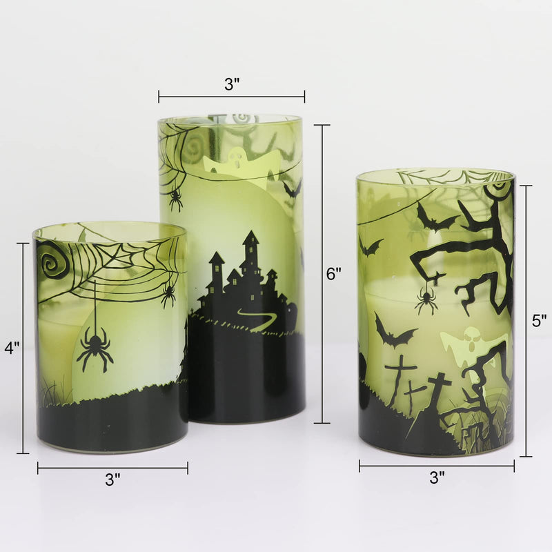 Eldnacele Halloween Flameless LED Candles