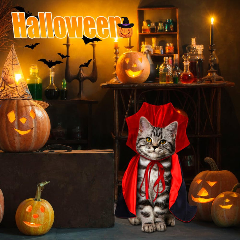 Vampire, Witch & Wizard Cloak for Cats & Small Dogs