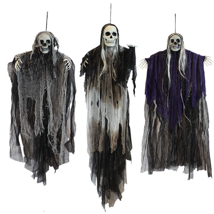 JOYIN 3-Pack Hanging Skeleton Ghosts