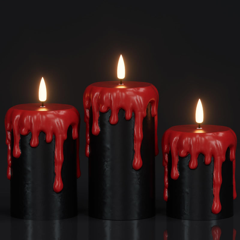 Eldnacele Halloween Flameless LED Candles