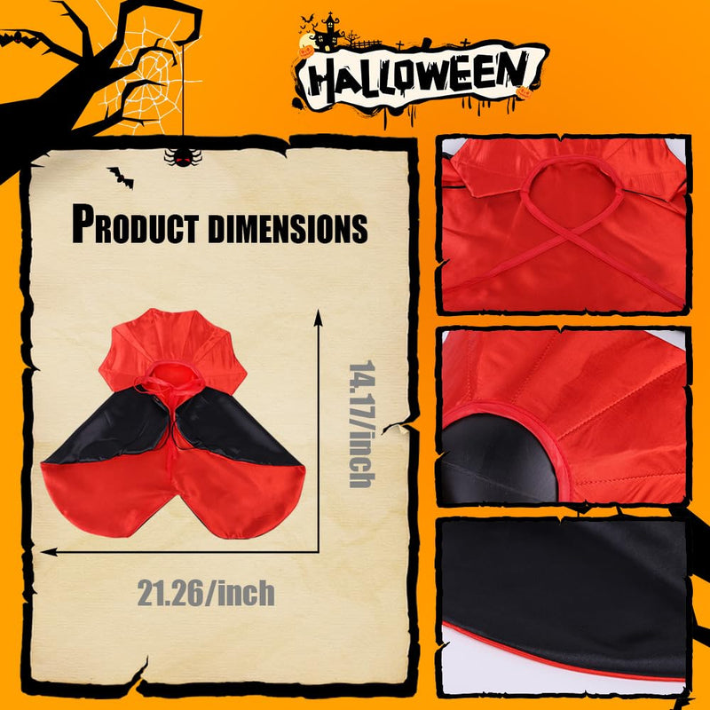 Vampire/Wizard/Witch Costume for Cats & Small Dogs