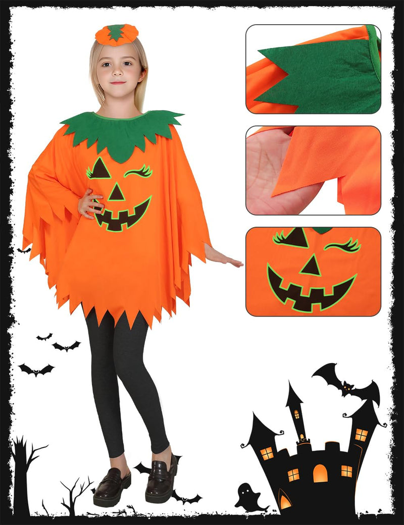 Halloween Pumpkin Costume for Women Kids