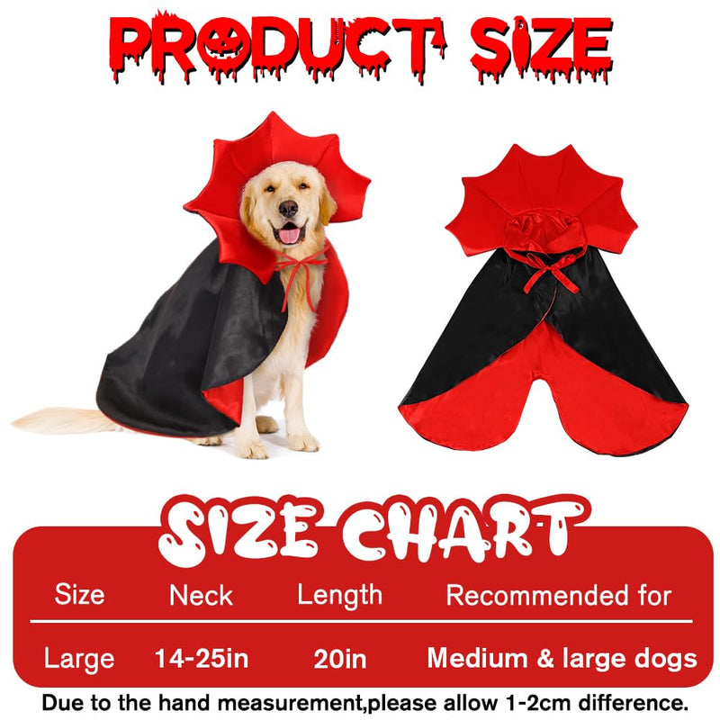 Vampire/Wizard/Witch Costume for Cats & Small Dogs