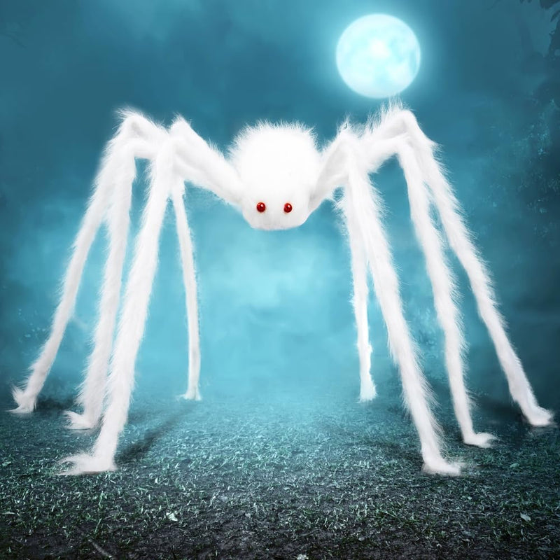 JOYIN 5ft Giant Halloween Spider – Large Black Spider for Outdoor Yard