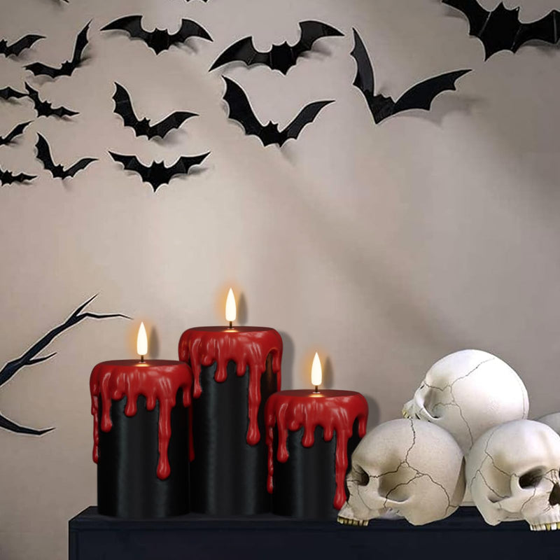 Eldnacele Halloween Flameless LED Candles