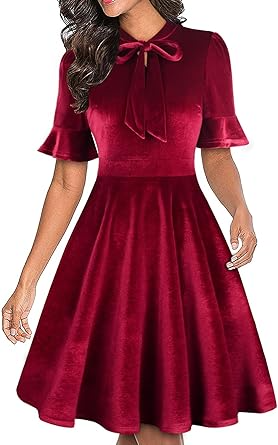 Women Summer Floral Ruffle Sleeve Wear to Work