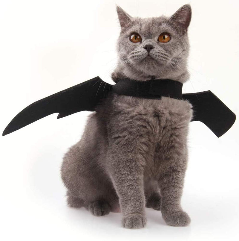 Cat Halloween Bat Wings Costume – Dress-Up Accessory for Cats & Small Dogs