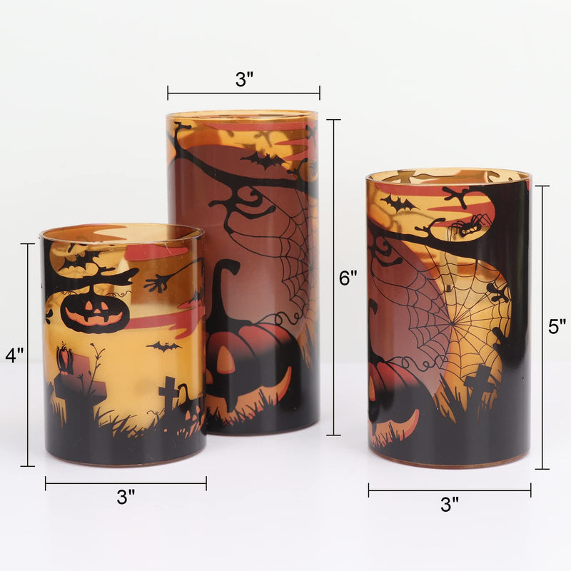 Eldnacele Halloween Flameless LED Candles