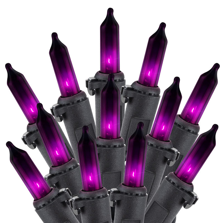 Minetom 25FT Halloween Purple String Lights