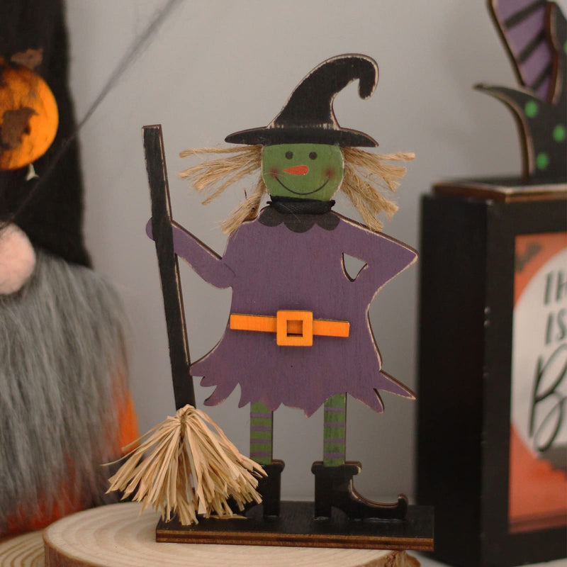 Halloween Wooden Tabletop Decorations (Set of 5)