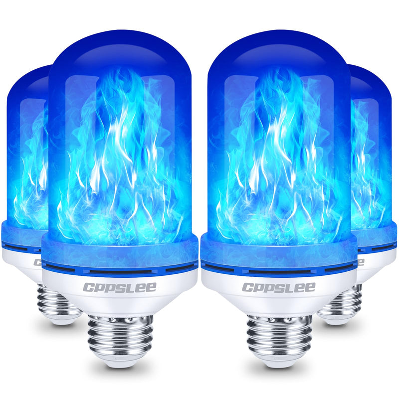 LED Flame Light Bulbs – 2 Pack, 4 Modes, E26 Base