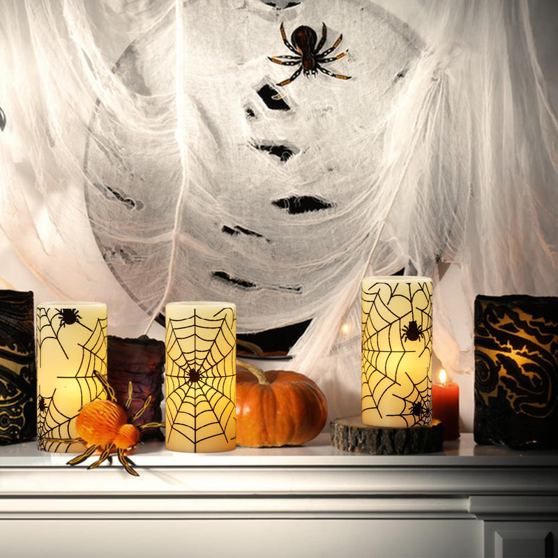 Eldnacele Halloween Flameless LED Candles