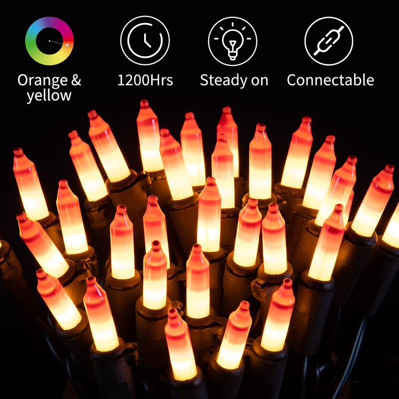 Minetom 25FT Halloween Purple String Lights