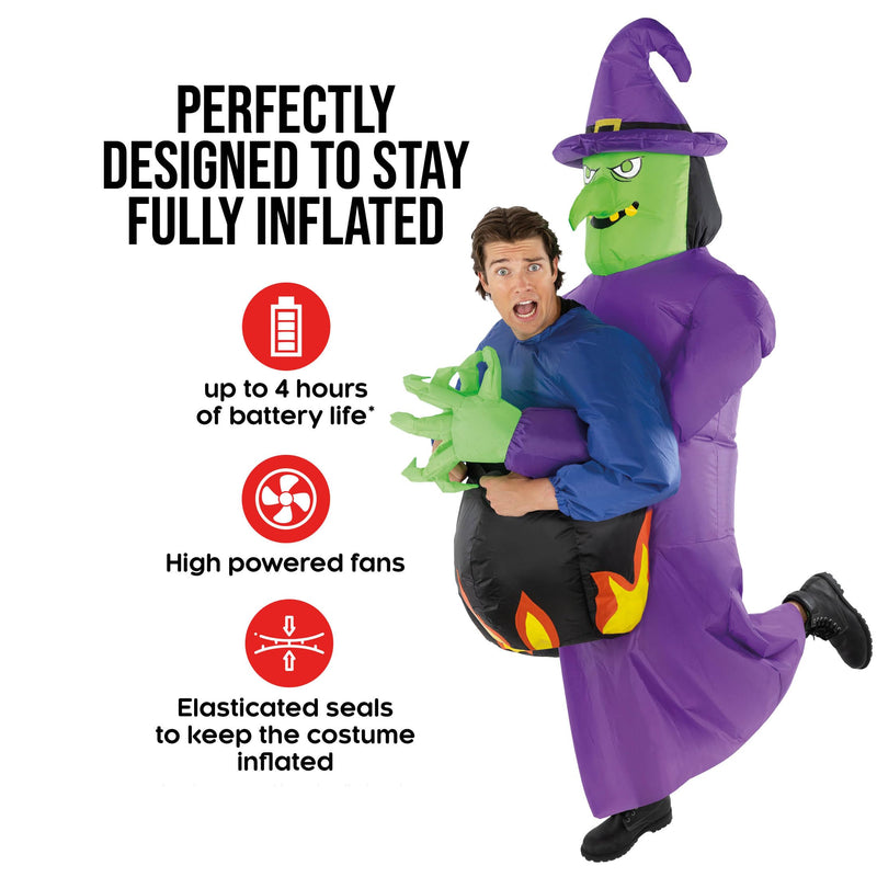 Morph Inflatable Witch Costume – Adult Halloween Costume