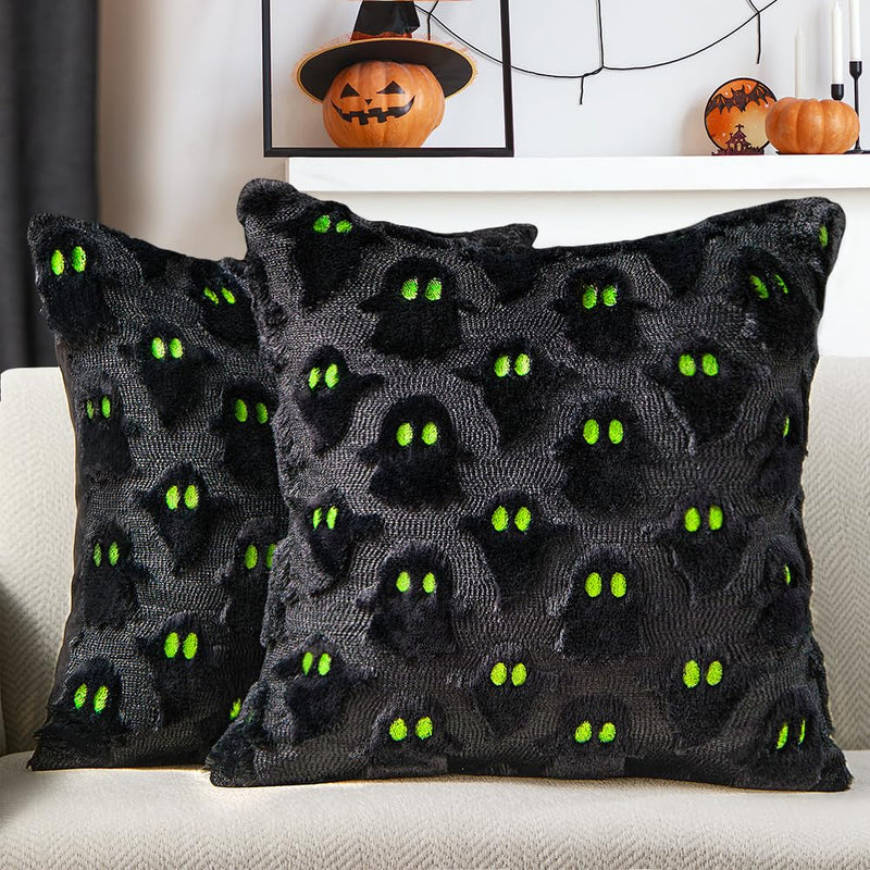 DFXSZ Halloween Ghost Pillow Covers – Set of 2
