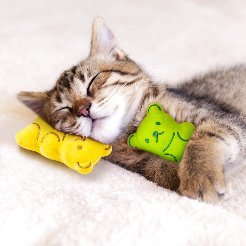 MALLMALL6 Halloween Catnip Toys – 5pcs Pumpkin Teething Set for Kittens & Cats