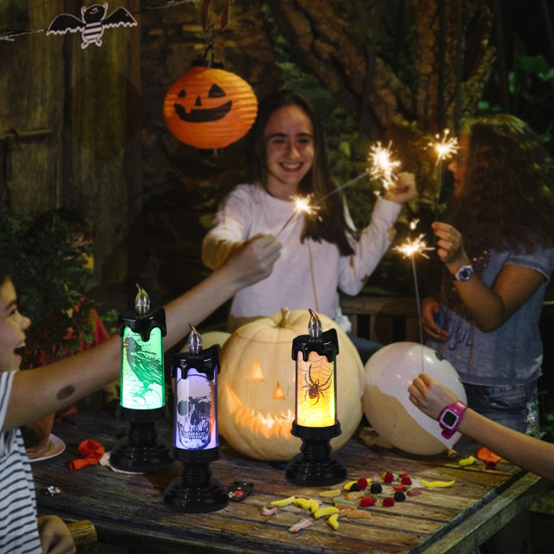 Eldnacele Halloween Flameless LED Candles