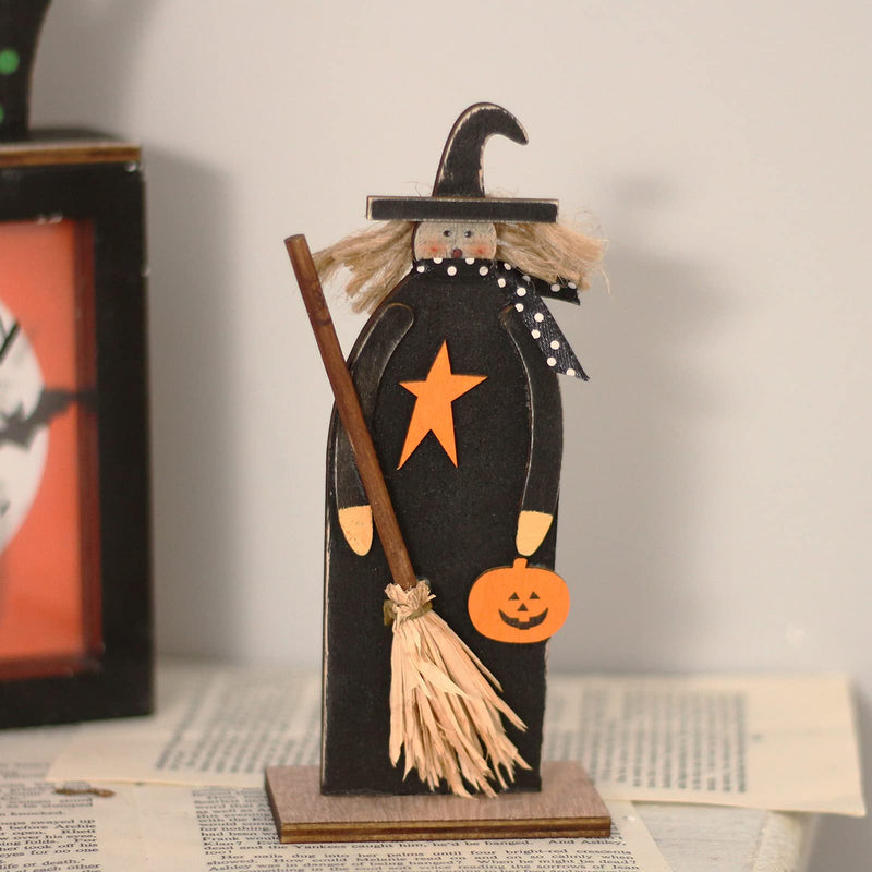 Halloween Wooden Tabletop Decorations (Set of 5)