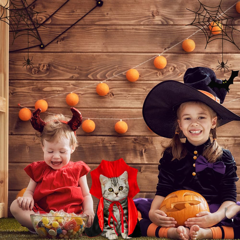 Vampire, Witch & Wizard Cloak for Cats & Small Dogs