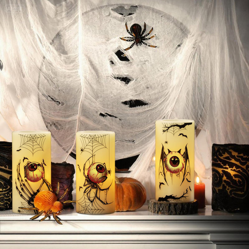 Eldnacele Halloween Flameless LED Candles