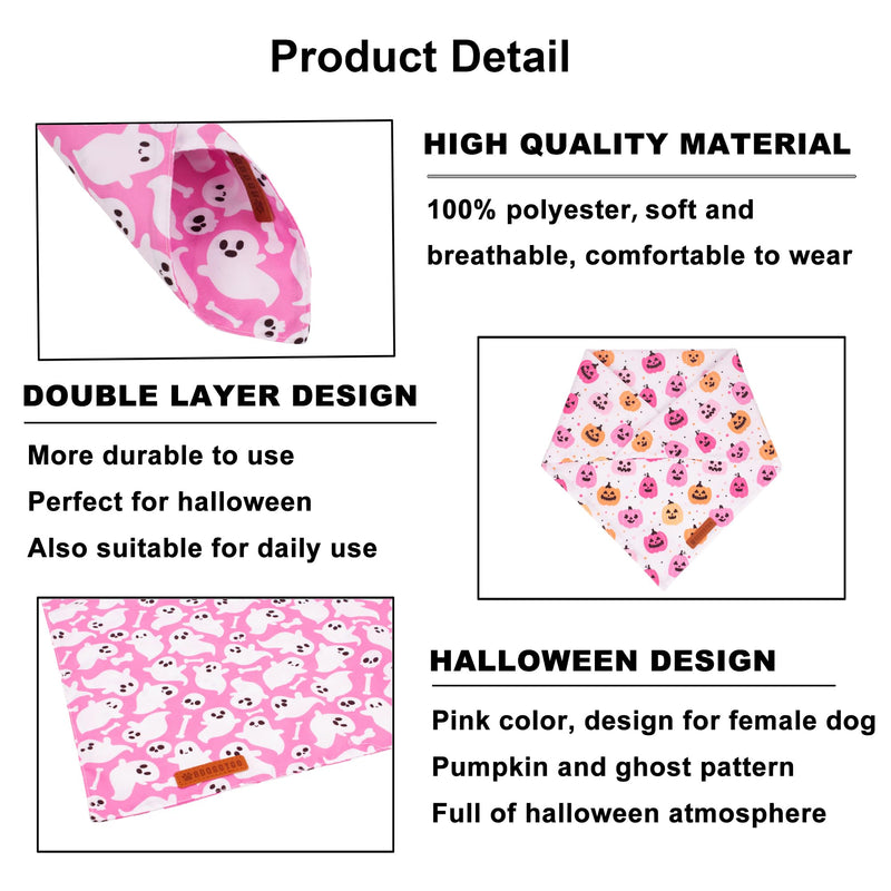 ADOGGYGO Halloween Dog Bandana