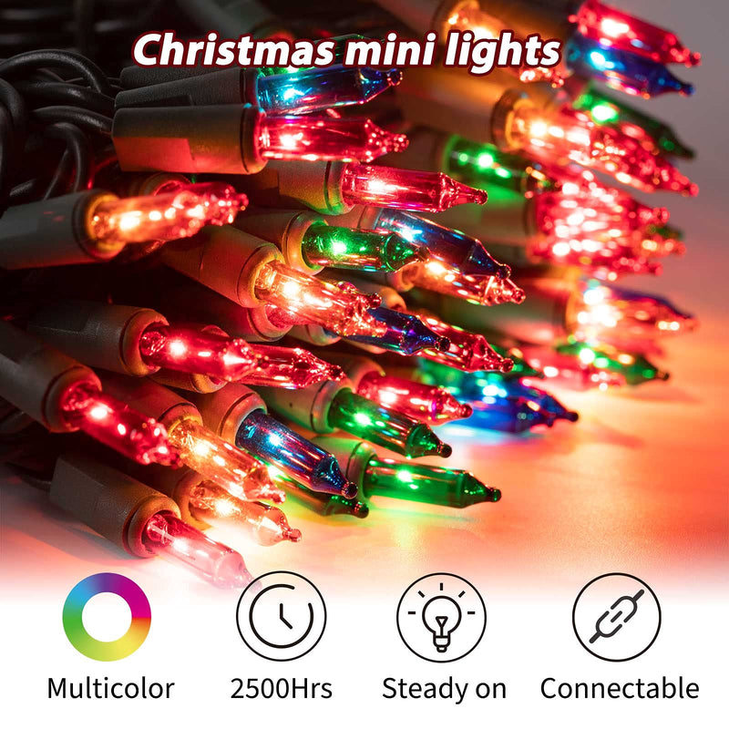 Minetom 25FT Halloween Purple String Lights