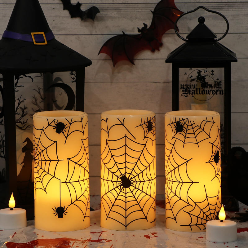 Eldnacele Halloween Flameless LED Candles