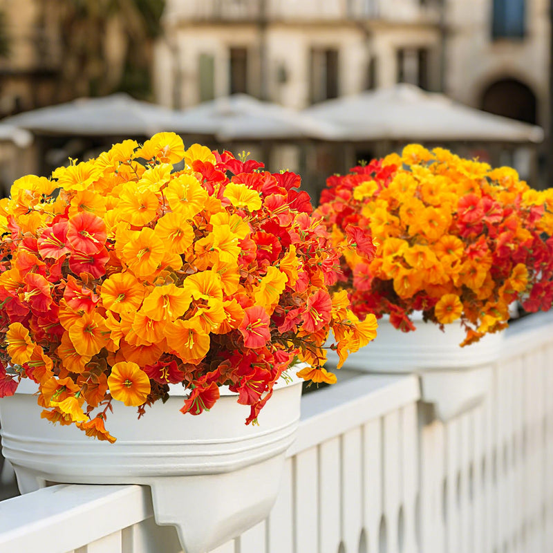 Grunyia 16 PCS Outdoor Fall Artificial Flower