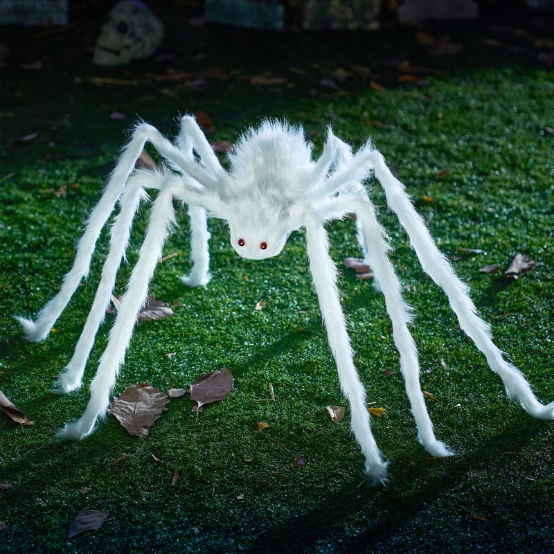 JOYIN 5ft Giant Halloween Spider – Large Black Spider for Outdoor Yard