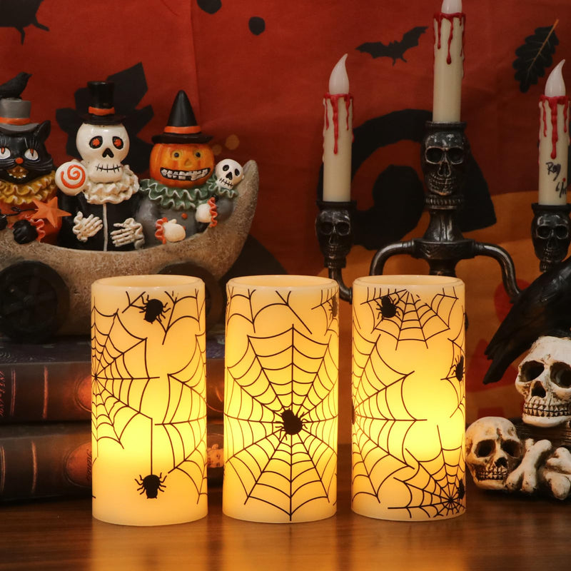 Eldnacele Halloween Flameless LED Candles
