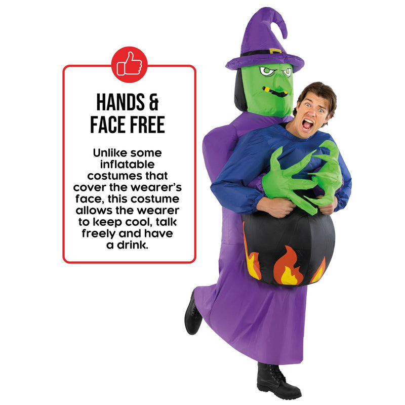 Morph Inflatable Witch Costume – Adult Halloween Costume